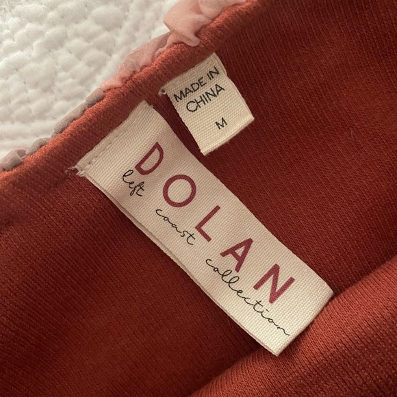 DOLAN Tiered Organza Floral Ruffle Blouse Top  Medium - Picture 4 of 10